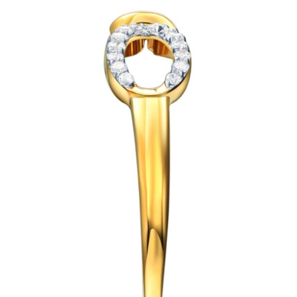 Solid 14K gold Infinity Ring - Picture 2 of 4